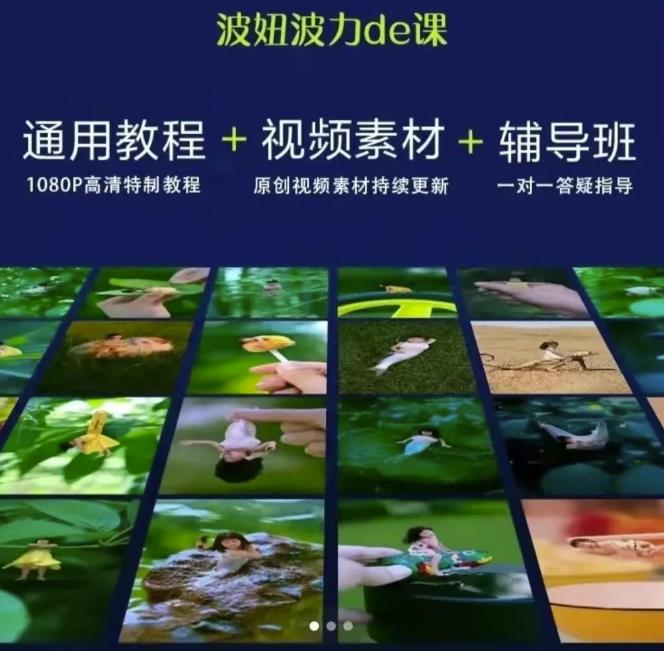图片[2]|波妞波力的视频通用教程+视频素材+辅导班|52搬砖-我爱搬砖网