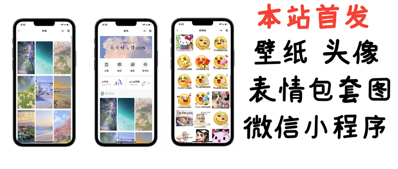 小白0基础搭建微信壁纸头像表情包小程序：一单赚几百【含源码+视频教程】|52搬砖-我爱搬砖网