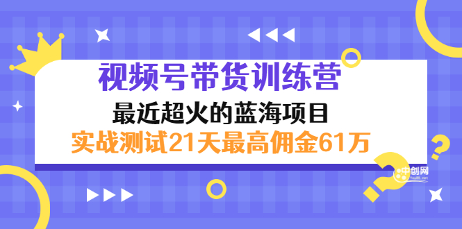 外面收899【视频号带货训练营】最近超火：实测21天最高佣金61W(7月4日更新)|52搬砖-我爱搬砖网