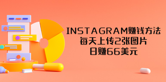 INSTAGRAM赚钱方法：每天上传2张图片，日赚66美元|52搬砖-我爱搬砖网