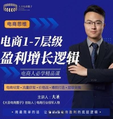 图片[2]|电商1-7层级盈利增长底层逻辑课：用简单的话，让你掌握电商盈利的底层逻辑|52搬砖-我爱搬砖网