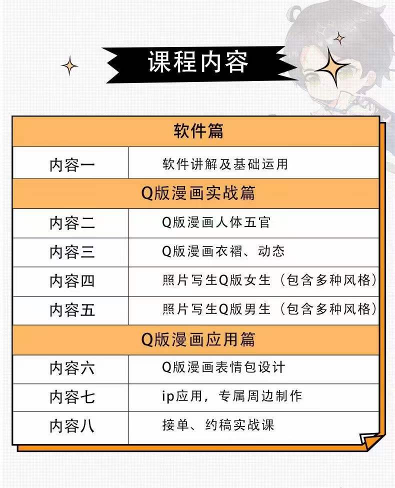 图片[3]|阿肯绘·零基础Q版漫画训练营：万物皆可Q萌，绘画小白轻松入门！|52搬砖-我爱搬砖网