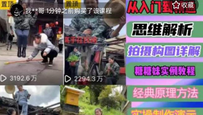 图片[2]|2023抖音短视频全套实战课：思维+拍摄+剪辑+运营，从入门到精通！|52搬砖-我爱搬砖网