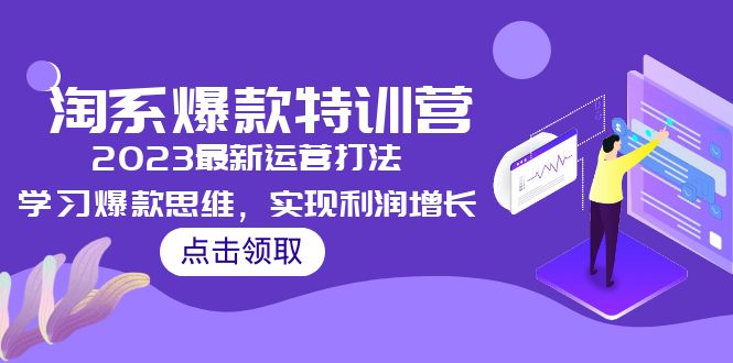 2023淘系爆款特训营，2023最新运营打法，学习爆款思维，实现利润增长|52搬砖-我爱搬砖网