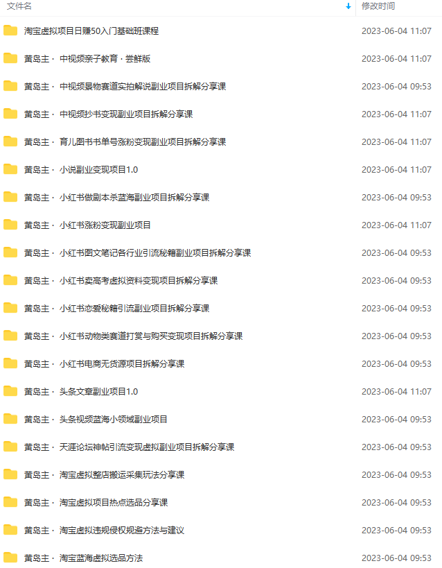 图片[2]|黄岛主副业多套热门项目合集：日入几十到几百不等|52搬砖-我爱搬砖网