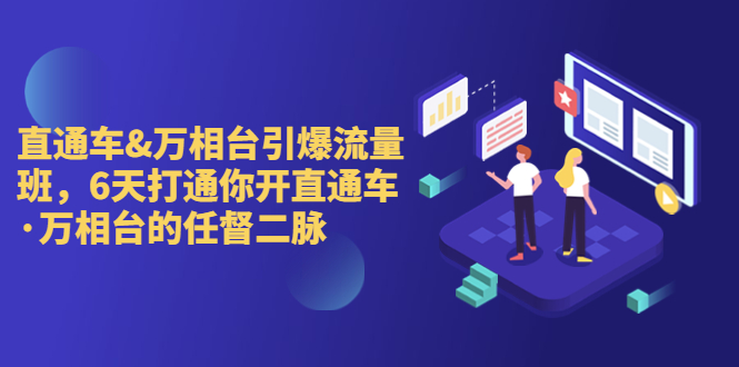 直通车+万相台引爆流量班，6天打通你开直通车·万相台的任督 二脉|52搬砖-我爱搬砖网