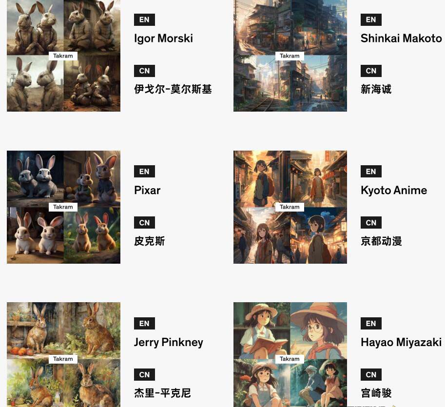 图片[3]|Midjourney辞典AIGC中英双语图文辞典+提示关键词Prompt大全|52搬砖-我爱搬砖网