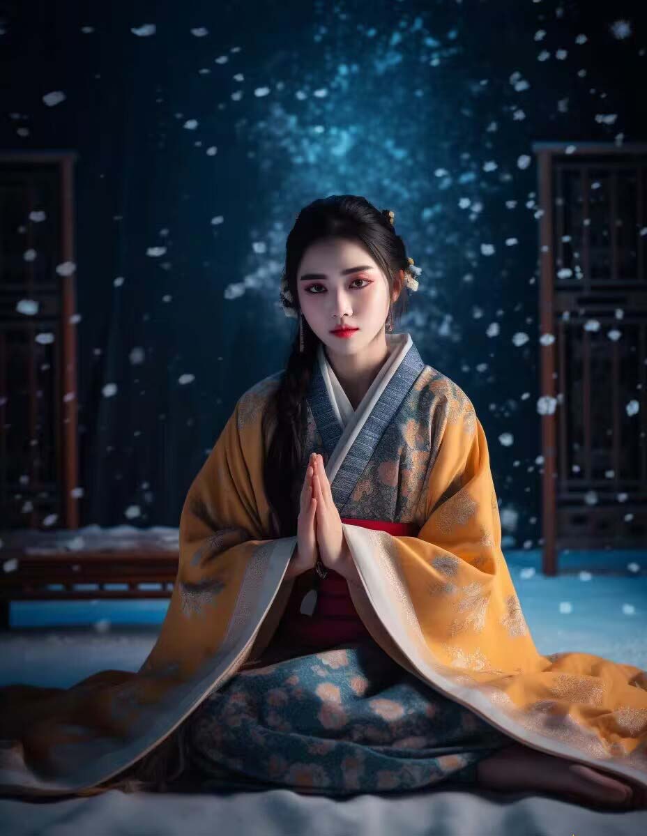 图片[5]|Midjourney关键词-AI生成中国风古装汉服美女人像提示关键词|52搬砖-我爱搬砖网