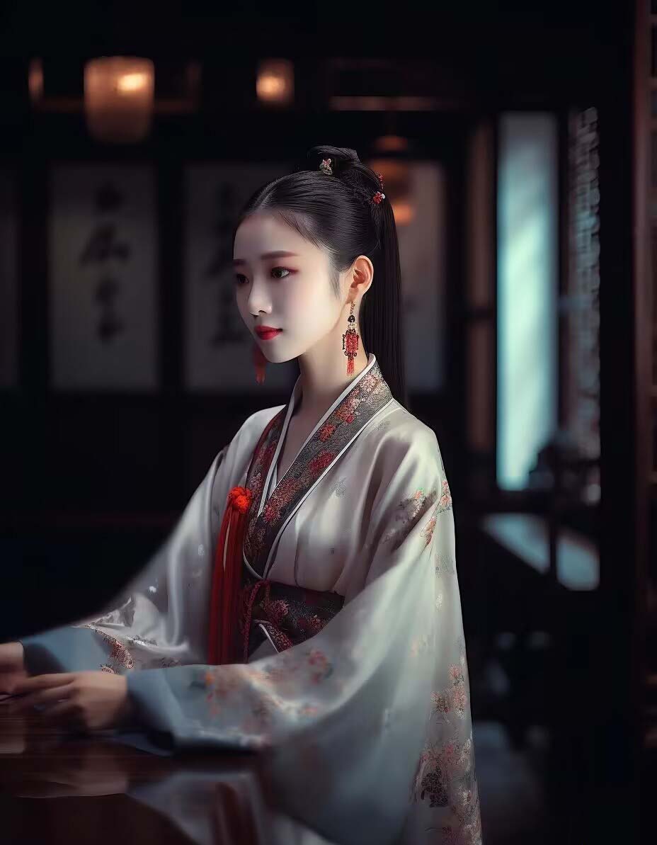 图片[8]|Midjourney关键词-AI生成中国风古装汉服美女人像提示关键词|52搬砖-我爱搬砖网