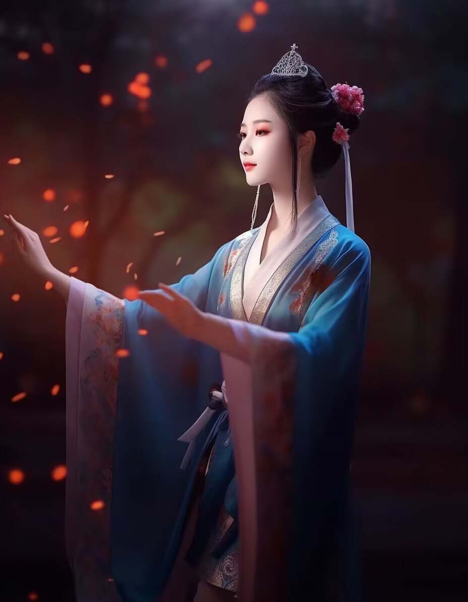 图片[9]|Midjourney关键词-AI生成中国风古装汉服美女人像提示关键词|52搬砖-我爱搬砖网