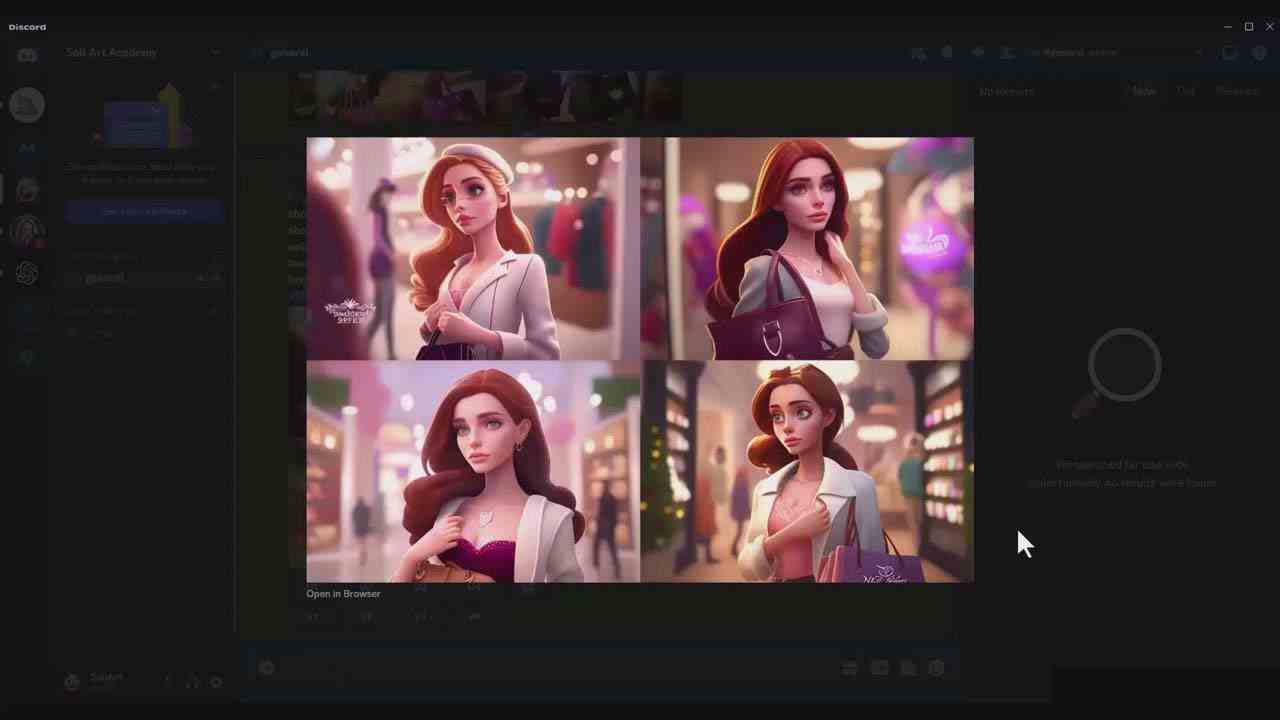 图片[6]|掌握 MidJourney V5 AI + ChatGPT创建一致的角色设计图像-22节课-中英字幕|52搬砖-我爱搬砖网