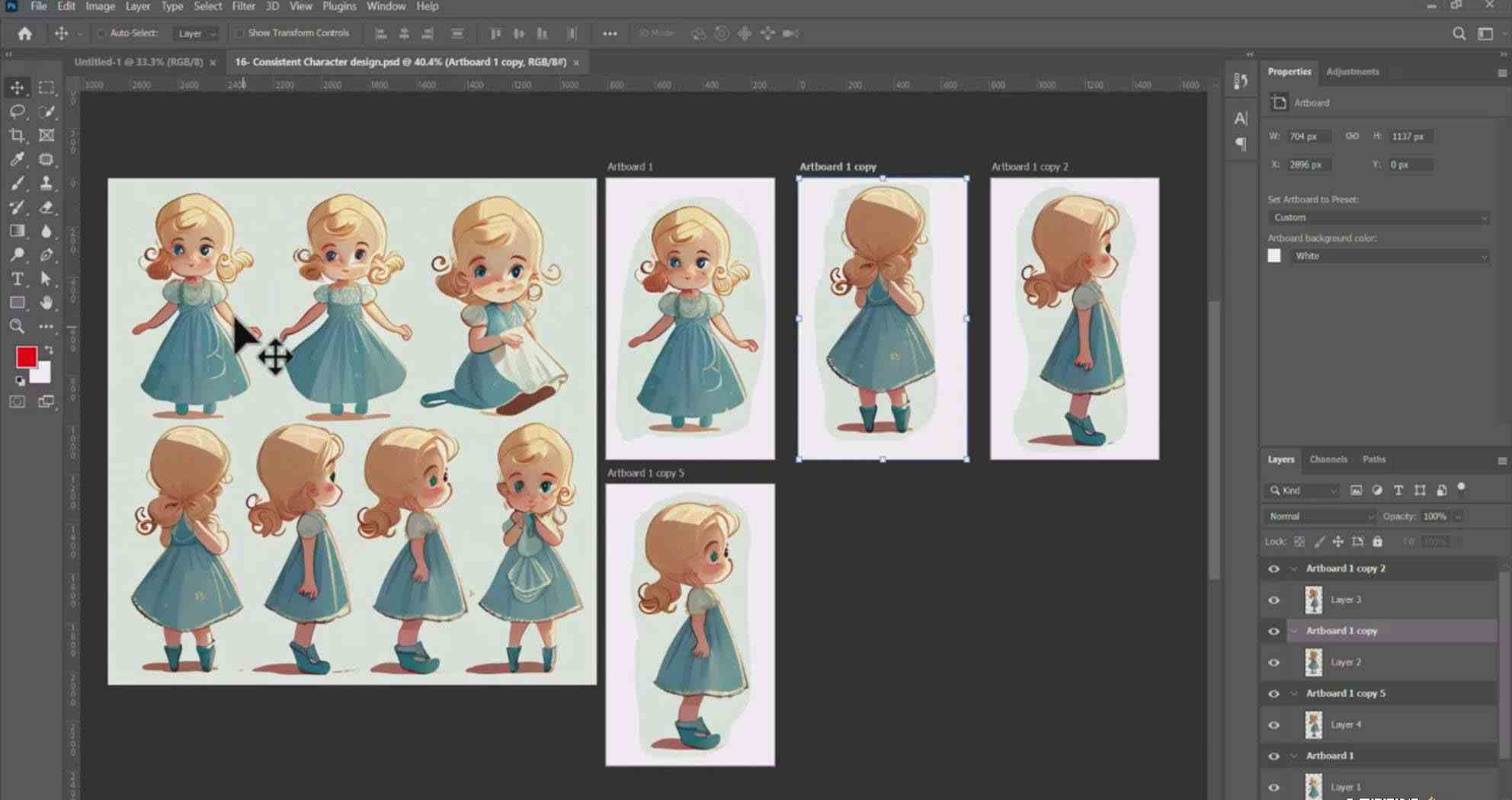 图片[8]|掌握 MidJourney V5 AI + ChatGPT创建一致的角色设计图像-22节课-中英字幕|52搬砖-我爱搬砖网