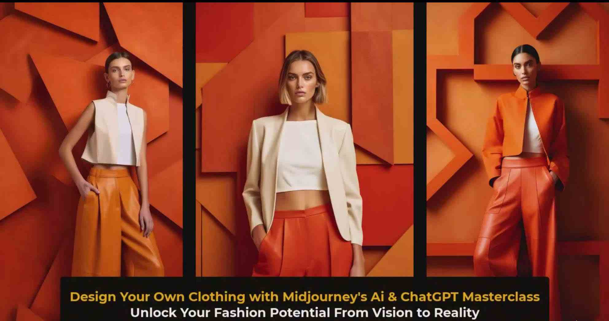 图片[5]|利用 Midjourneys Ai 人工智能设计自己的服装AI大师班-10节课-中英字幕|52搬砖-我爱搬砖网