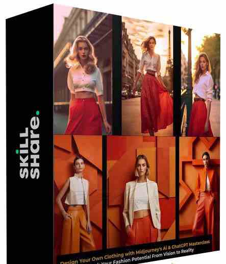 图片[2]|利用 Midjourneys Ai 人工智能设计自己的服装AI大师班-10节课-中英字幕|52搬砖-我爱搬砖网