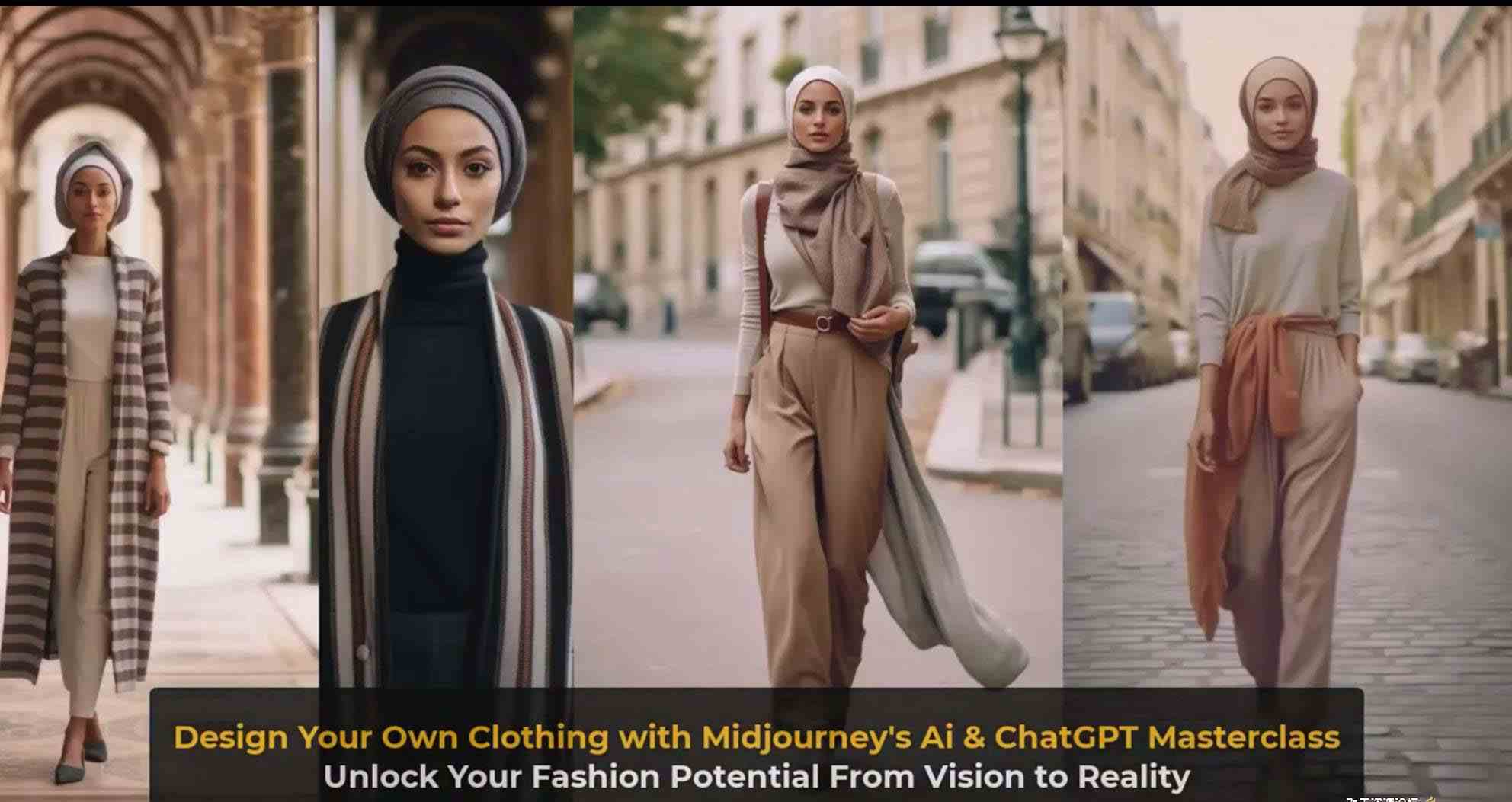 图片[12]|利用 Midjourneys Ai 人工智能设计自己的服装AI大师班-10节课-中英字幕|52搬砖-我爱搬砖网