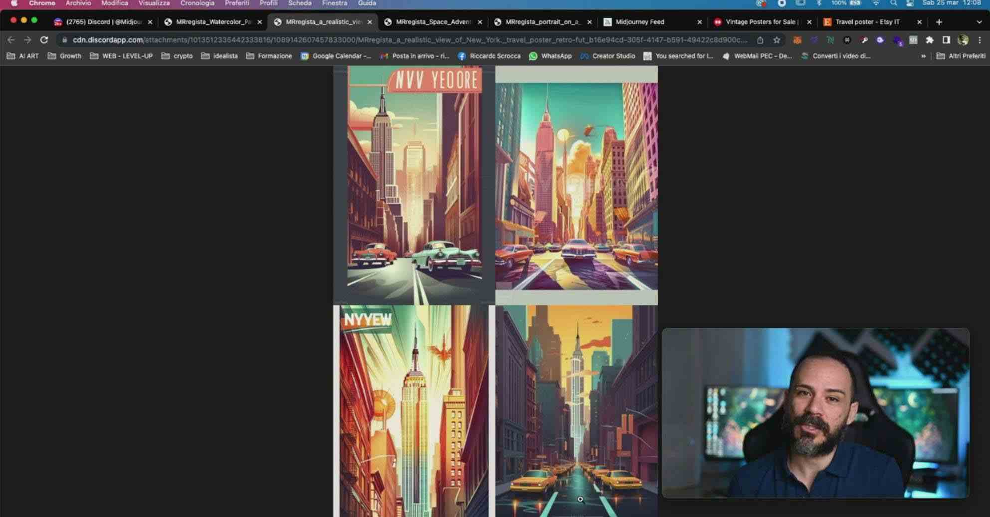 图片[12]|Midjourney AI人工智能创建和销售令人惊叹的海报教程-10节课-中英字幕|52搬砖-我爱搬砖网
