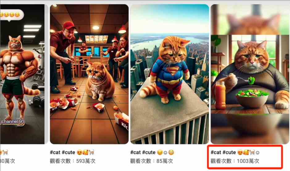 图片[3]|AI貓咪剧情号，30天涨粉100w，制作简单，一个视频全网分发，轻松月入1W+|52搬砖-我爱搬砖网