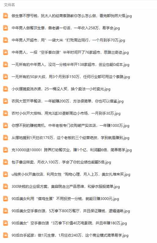 图片[7]|真实有效391套商业模式，年入几十到几百万案例解析|52搬砖-我爱搬砖网