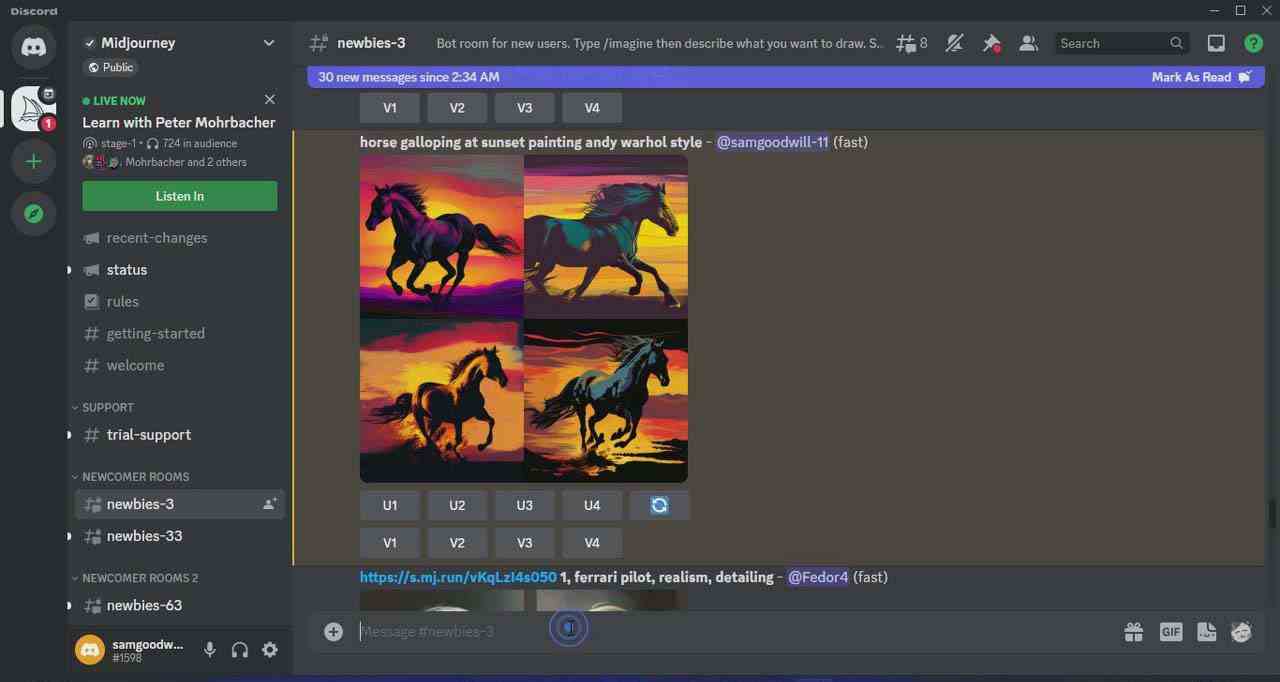 图片[6]|Midjourney AI人工智能艺术图片从入门到高级创作教程-34节课-中英字幕|52搬砖-我爱搬砖网