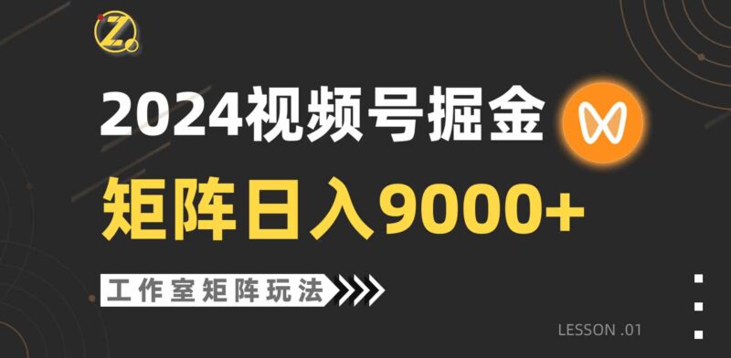 【蓝海项目】2024视频号自然流带货,工作室落地玩法,单个直播间日入9000+|52搬砖-我爱搬砖网