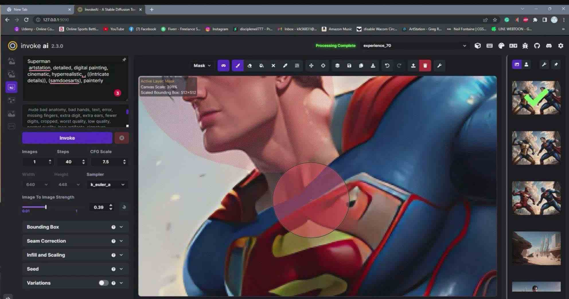 图片[4]|Invoke AI 绘画教程-零基础创作可以销售的完美插图-49节-中英字幕|52搬砖-我爱搬砖网