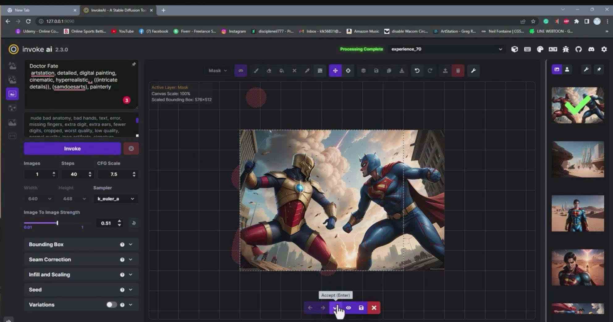 图片[3]|Invoke AI 绘画教程-零基础创作可以销售的完美插图-49节-中英字幕|52搬砖-我爱搬砖网