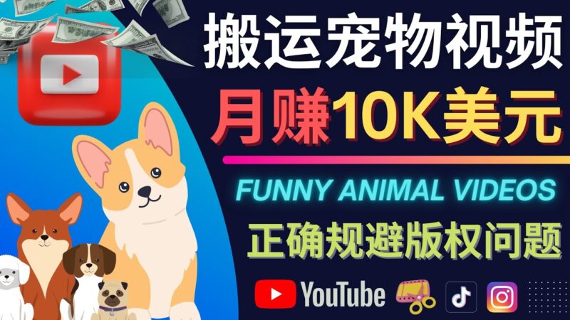 搬运TIKTOK视频到YouTube,并进行二次创作,月赚1万美元以上|52搬砖-我爱搬砖网