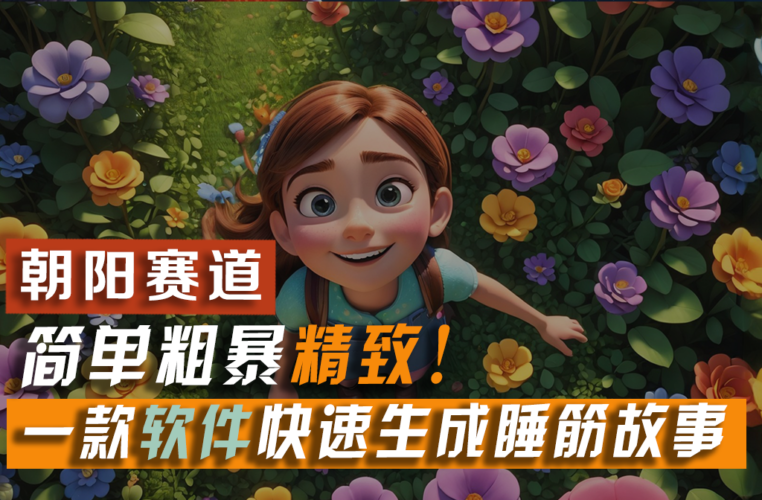 利用一款软件5分钟一条爆款睡筋故事,简单粗暴精致!小白月入2w+|52搬砖-我爱搬砖网