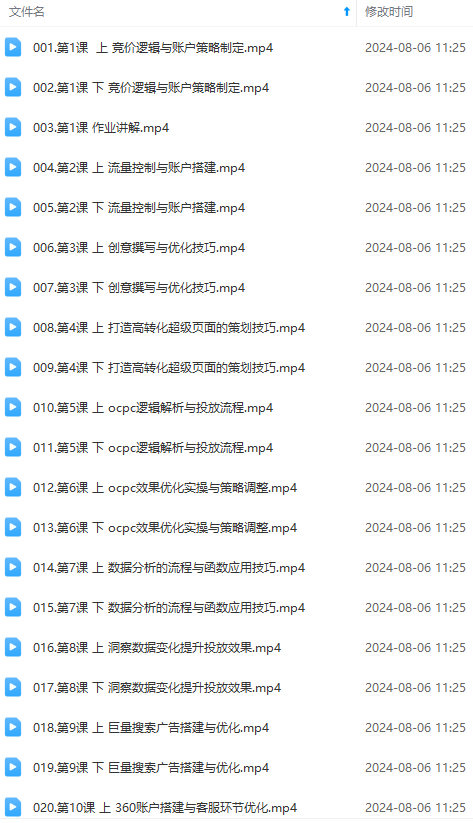 图片[2]|竞价教程：真实账户 实战教学 从新手到进阶·后台操作到数据优化|52搬砖-我爱搬砖网