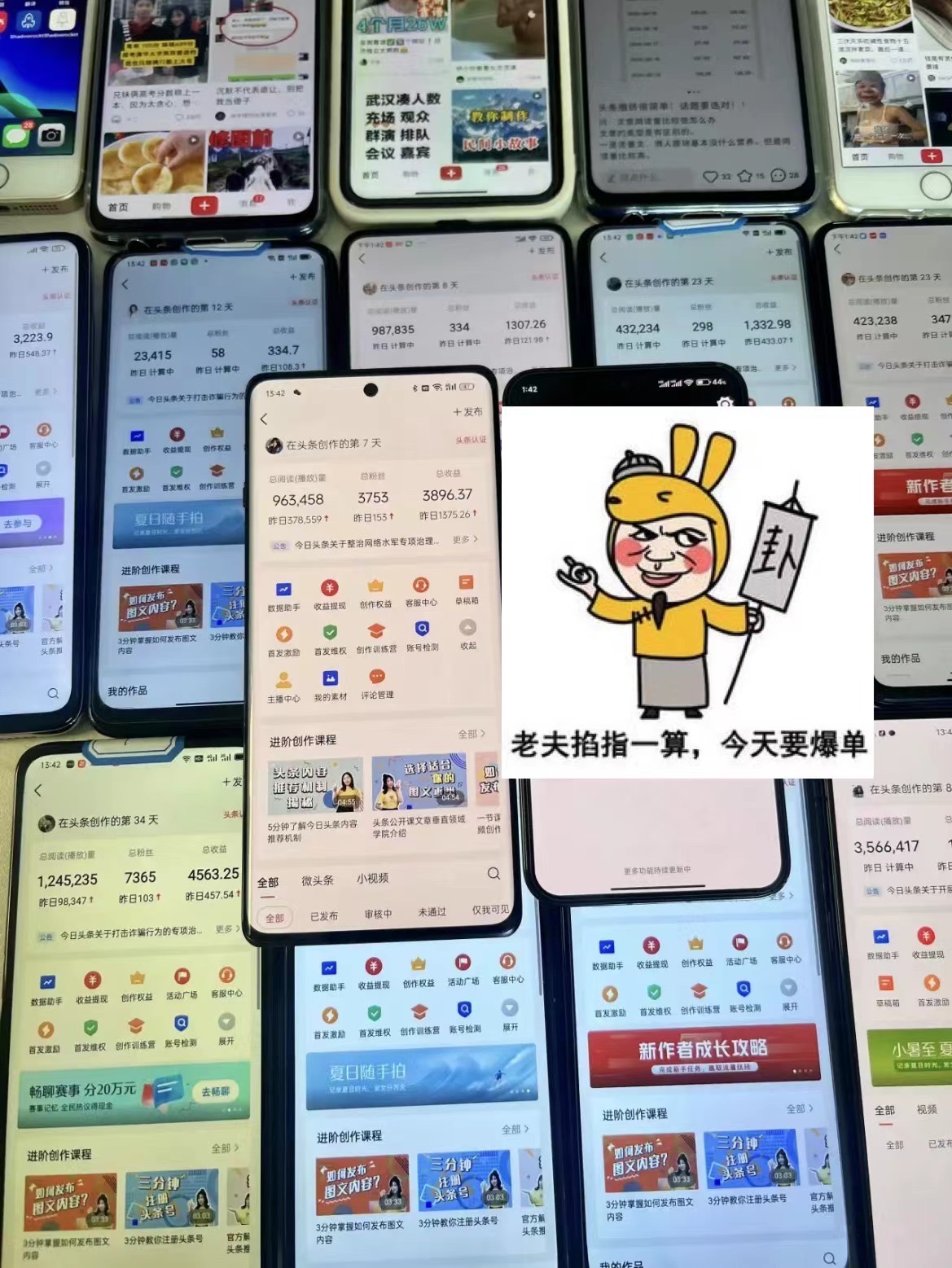 图片[2]|一分钟一条  狂撸今日头条 单作品日收益300+  批量日入2000+|52搬砖-我爱搬砖网