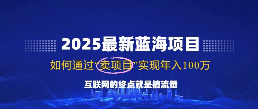 2025最新蓝海项目，零门槛轻松复制，月入10万+，新手也能操作！|52搬砖-我爱搬砖网