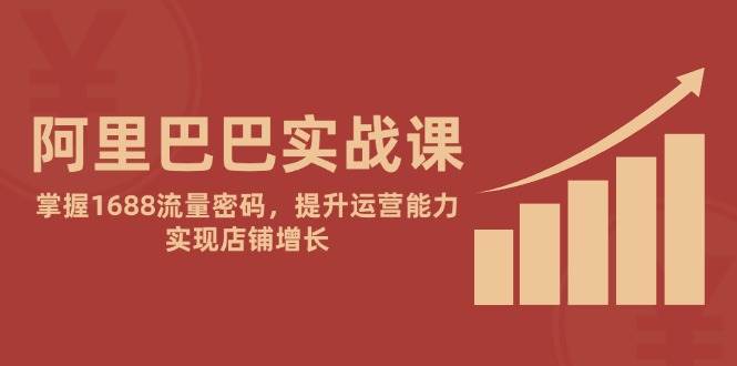 阿里巴巴实战课：掌握1688流量密码，提升运营能力，实现店铺增长|52搬砖-我爱搬砖网