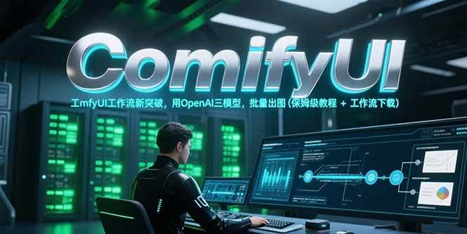 ComfyUI工作流新突破，用OpenAI三模型，批量出图(保姆级教程+工作流下载)|52搬砖-我爱搬砖网