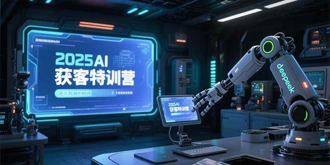 2025AI获客特训营，AI图文视频全制作，deepseek工具实操教学|52搬砖-我爱搬砖网