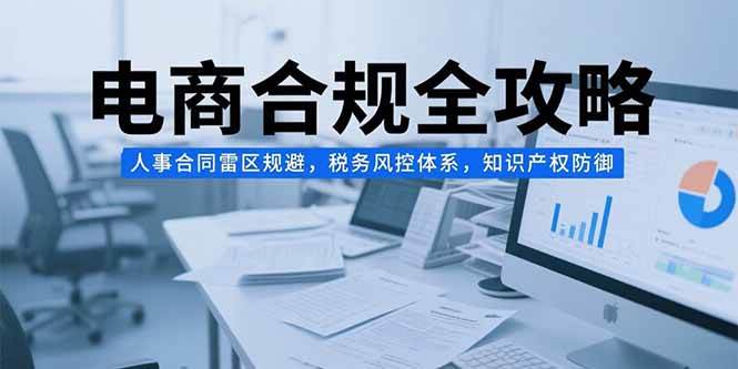 电商合规全攻略，人事合同雷区规避，税务风控体系，知识产权防御|52搬砖-我爱搬砖网
