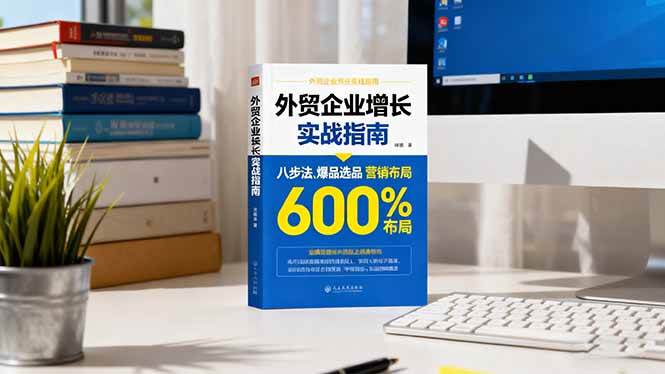 外贸企业增长实战指南，八步法、爆品选品、营销布局，业绩增长300%|52搬砖-我爱搬砖网