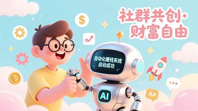 跨境AI头部社群前沿精选:聚焦可落地的AI实战经验,快速构建你的自动化赚钱系|52搬砖-我爱搬砖网