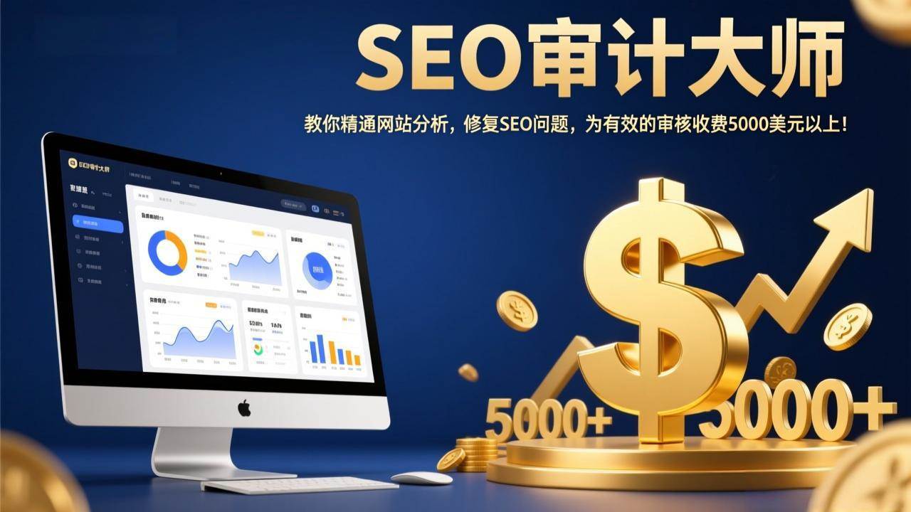 SEO审计大师：教你精通网站分析，修复SEO问题，为有效的审核收费5000美元以上！|52搬砖-我爱搬砖网