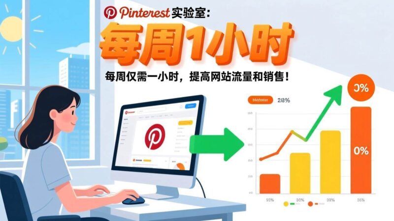 Pinterest实验室：每周仅需一小时，提高网站流量和销售！|52搬砖-我爱搬砖网