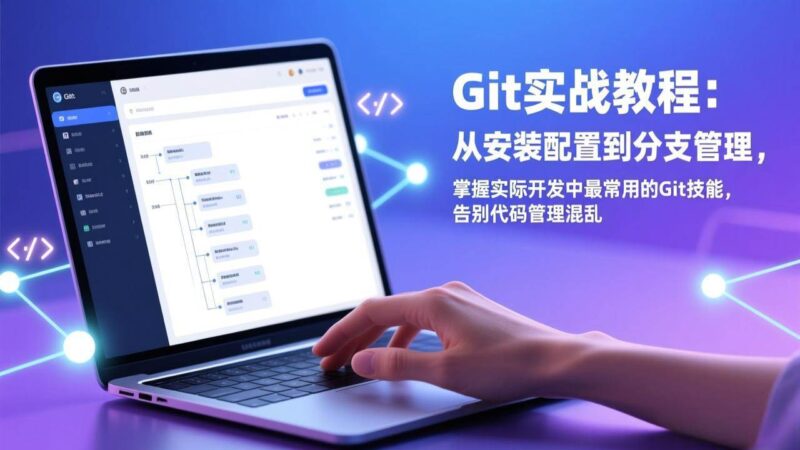 Git实战教程：从安装配置到分支管理，掌握实际开发中最常用的Git技能，告别代码管理混乱|52搬砖-我爱搬砖网
