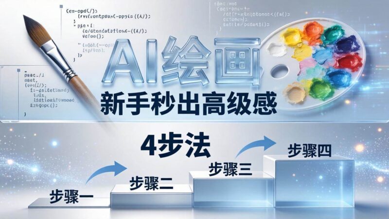 AI绘画入门别再硬磕了！即梦4步法：万能提示词公式+BRTR框架，新手秒出高级感|52搬砖-我爱搬砖网