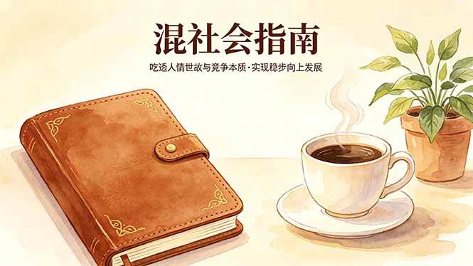 付费文章：混社会指南，吃透人情世故与竞争本质，实现稳步向上发展|52搬砖-我爱搬砖网