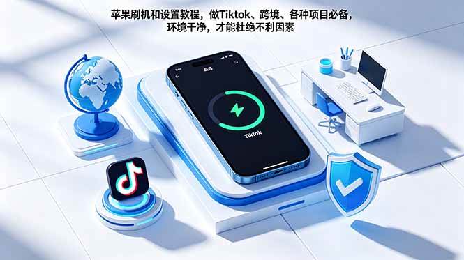苹果刷机和设置教程，做Tiktok、跨境、各种项目必备，环境干净，才能杜绝不利因素|52搬砖-我爱搬砖网