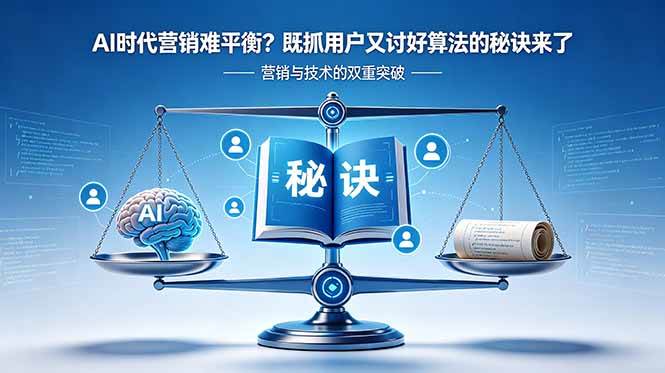 AI时代营销难平衡？既抓用户又讨好算法的秘诀来了【原创双语字幕】|52搬砖-我爱搬砖网