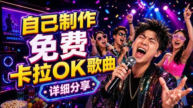 免费卡拉OK歌曲制作全攻略:音轨分离字幕制作,零基础快速做出专业K歌视频|52搬砖-我爱搬砖网