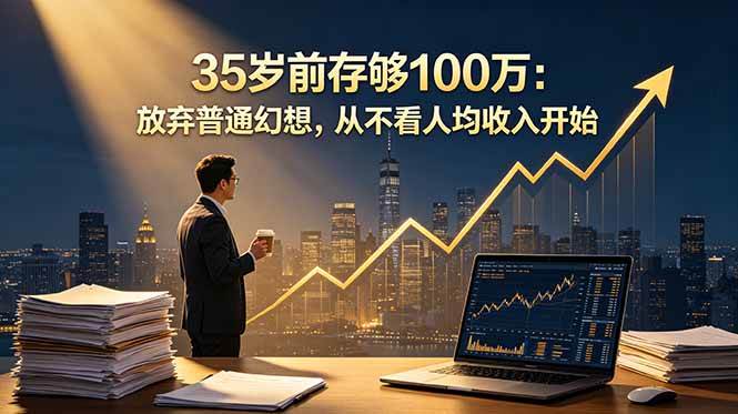 35岁前存够100万：放弃普通幻想，从不看人均收入开始|52搬砖-我爱搬砖网