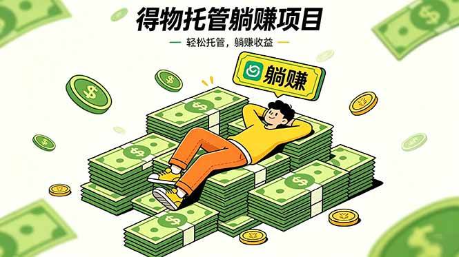 26年6月必做！得物视频激励项目，全自动运营单号月利润3600+|52搬砖-我爱搬砖网
