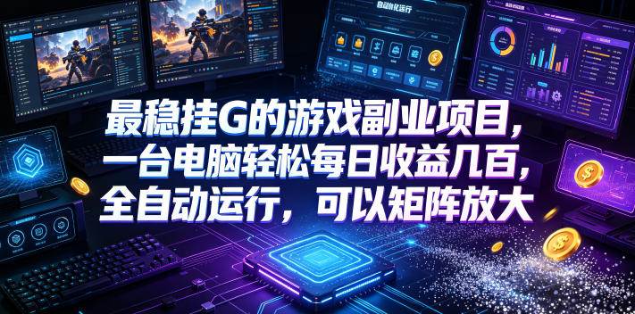 低成本网游挂机项目，单号保底日入100左右，可矩阵放大！合法合规！|52搬砖-我爱搬砖网