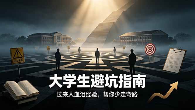 付费文章：大学生避坑指南 ，过来人血泪经验，帮你少走弯路|52搬砖-我爱搬砖网