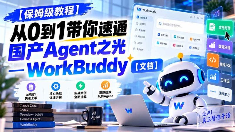 【保姆级教程】从0到1带你速通国产Agent之光—WorkBuddy【文档】|52搬砖-我爱搬砖网